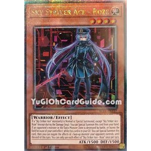 Sky Striker Ace - Roze (Alternate Art) (Quarter Century Secret Rare)