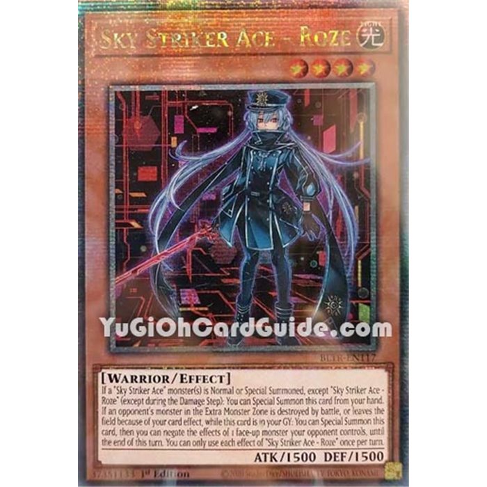 Sky Striker Ace - Roze (Alternate Art) (Quarter Century Secret Rare)