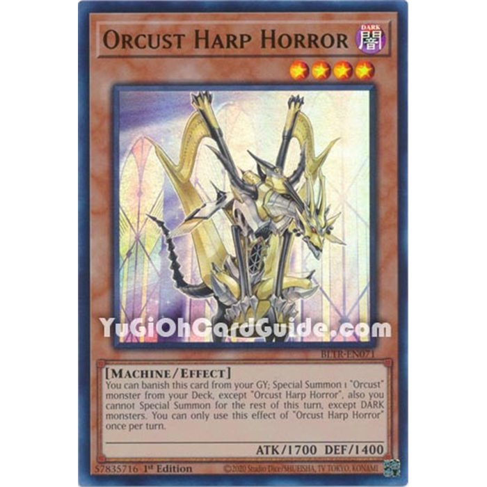 Orcust Harp Horror (Quarter Century Secret Rare)