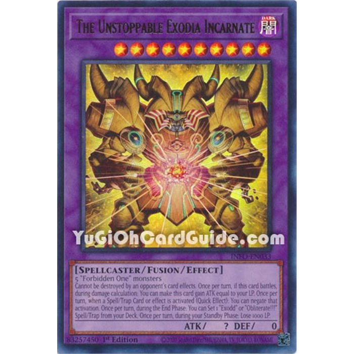 The Unstoppable Exodia Incarnate (Ultra Rare)