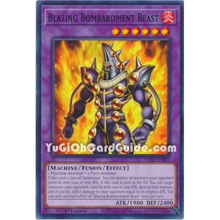 Blazing Bombardment Beast (Common)