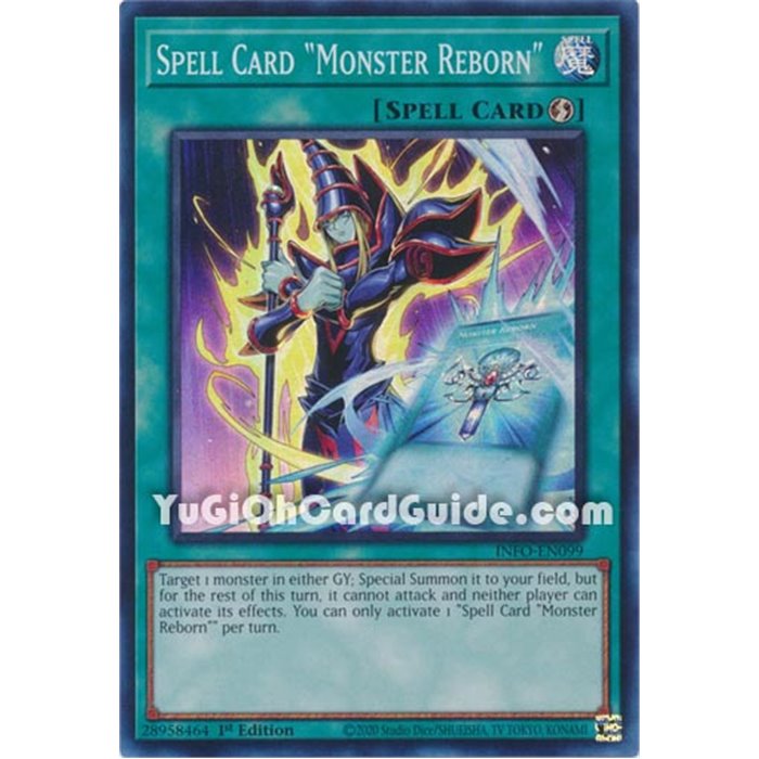 Spell Card "Monster Reborn" (Super Rare)