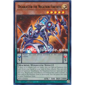 Disablaster the Negation Fortress (Quarter Century Rare)