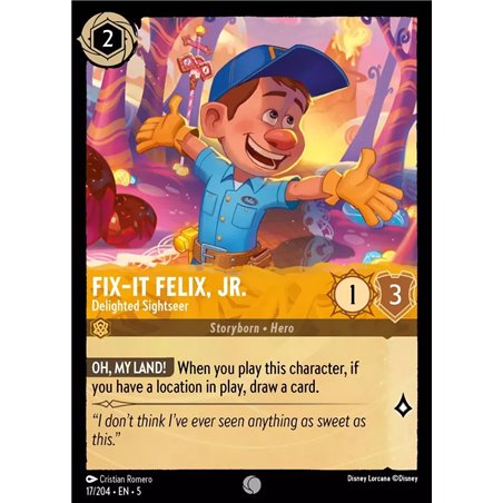 Fix-It Felix, Jr. - Delighted Sightseer (Common)