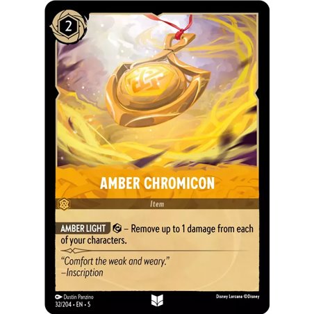 Amber Chromicon (Uncommon)