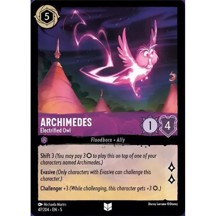 Archimedes - Electrified Owl (Uncommon)