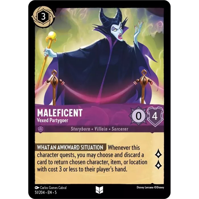 Maleficent - Vexed Partygoer (Uncommon)