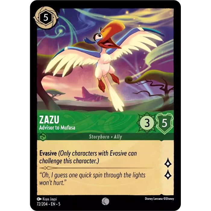 Zazu - Advisor of Mufasa (Common)