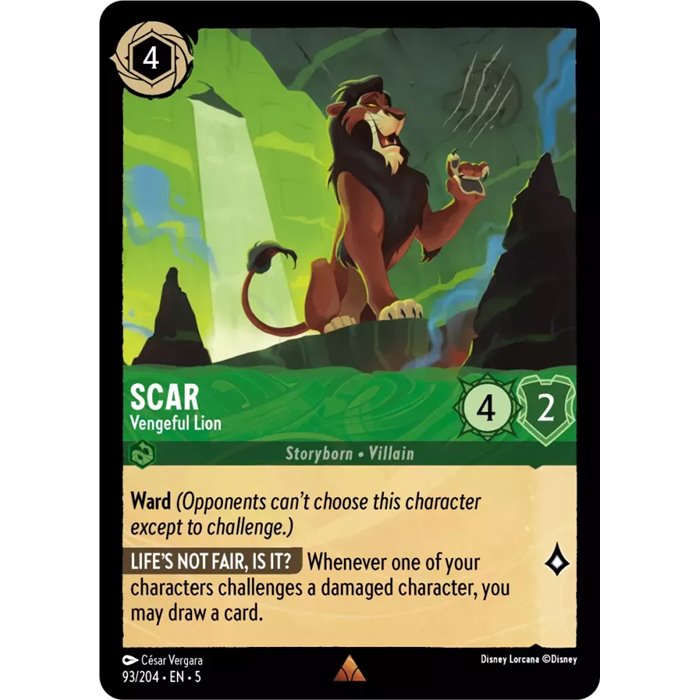 Scar - Vengeful Lion (Rare)