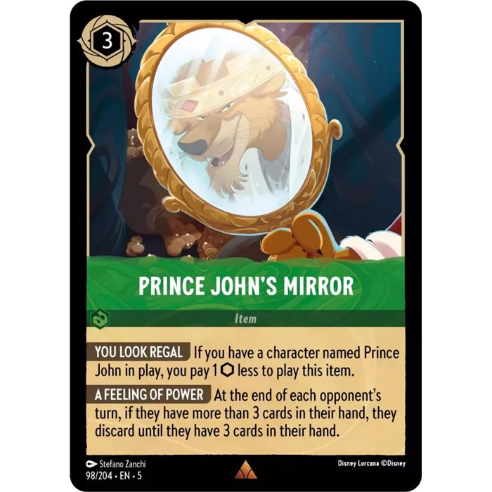 Prince John's Mirror (Rare)