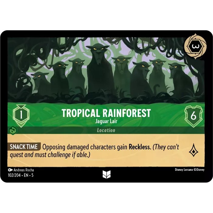 Tropical Rainforest - Jaguar Lair (Uncommon)