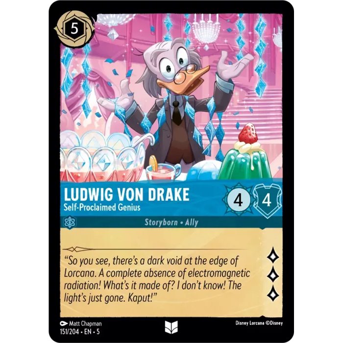 Ludwig Von Drake - Self-Proclaimed Genius (Uncommon)