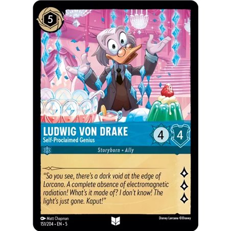 Ludwig Von Drake - Self-Proclaimed Genius (Uncommon)