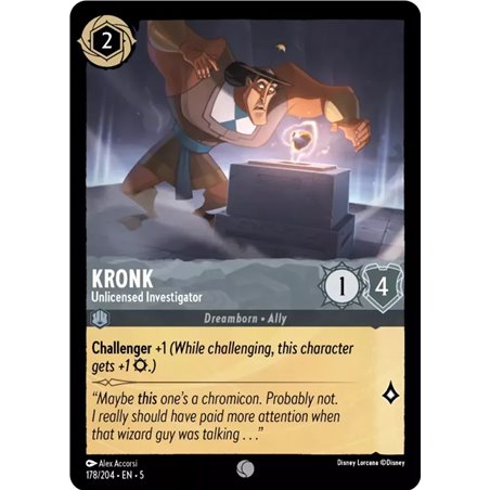 Kronk - Unlicensed Investigator (Common)