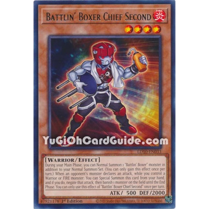 Battlin' Boxer Chief Second (Rare)