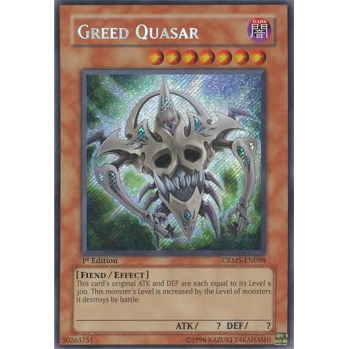 Greed Quasar (Secret Rare)