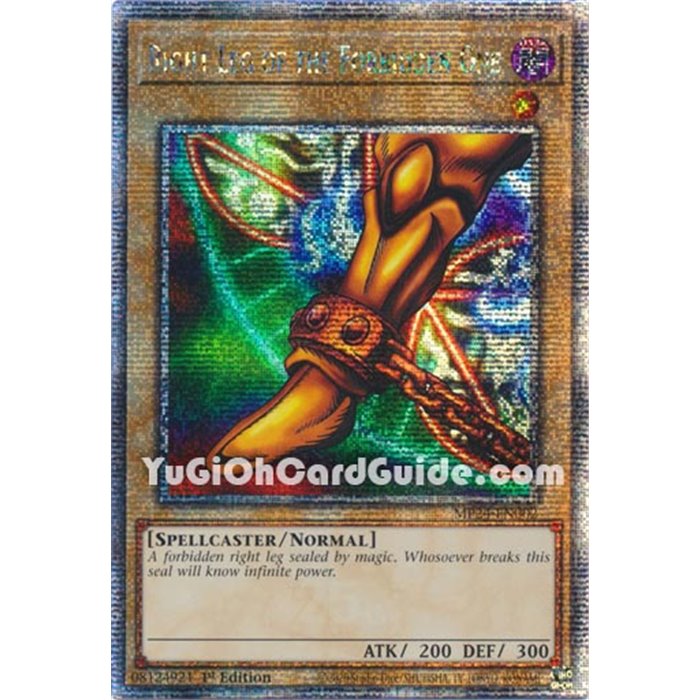 Right Leg of the Forbidden One (Quarter Century Secret Rare)