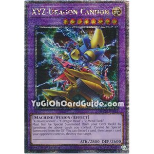 XYZ-Dragon Cannon (Alternate Art) (Quarter Century Secret Rare)