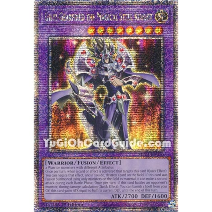 Gilti-Gearfried the Magical Steel Knight (Quarter Century Secret Rare)