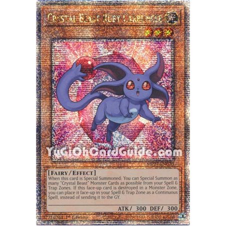 Crystal Beast Ruby Carbuncle (Quarter Century Secret Rare)