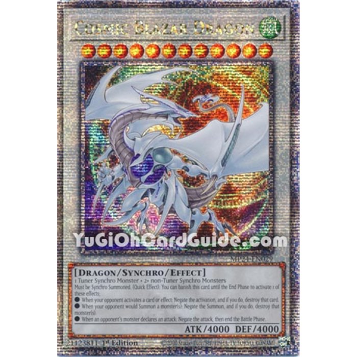 Cosmic Blazar Dragon (Quarter Century Secret Rare)