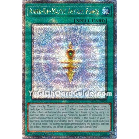 Rank-Up-Magic Astral Force (Quarter Century Secret Rare)