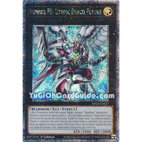 Number F0: Utopic Draco Future (Quarter Century Secret Rare)