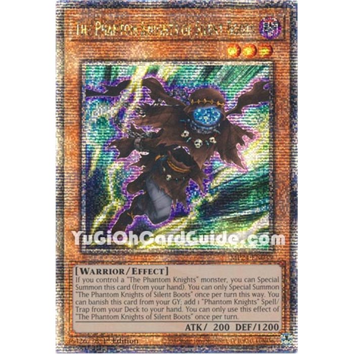 The Phantom Knights of Silent Boots (Quarter Century Secret Rare)