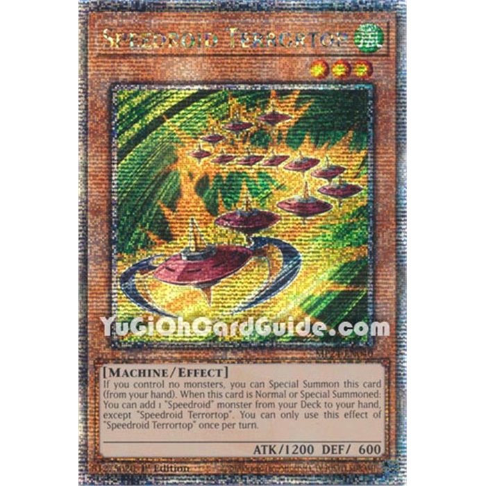 Speedroid Terrortop (Quarter Century Secret Rare)