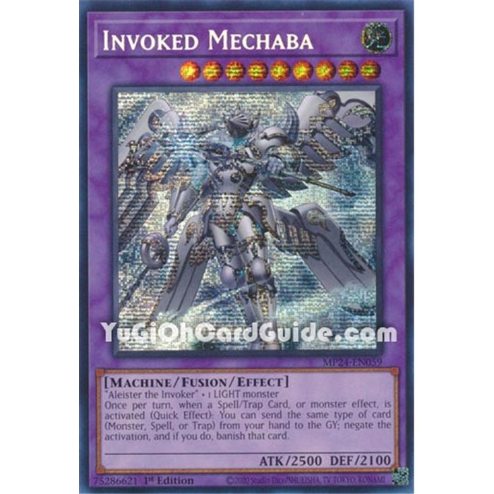 Invoked Mechaba (Alternate Art) (Prismatic Secret Rare)