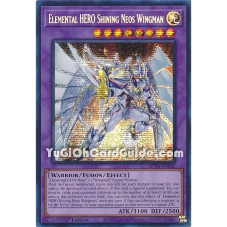 Elemental HERO Shining Neos Wingman (Prismatic Secret Rare)