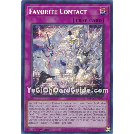 Favorite Contact (Prismatic Secret Rare)