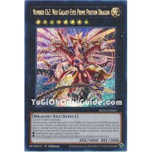 Number C62: Neo Galaxy-Eyes Prime Photon Dragon (Prismatic Secret Rare)