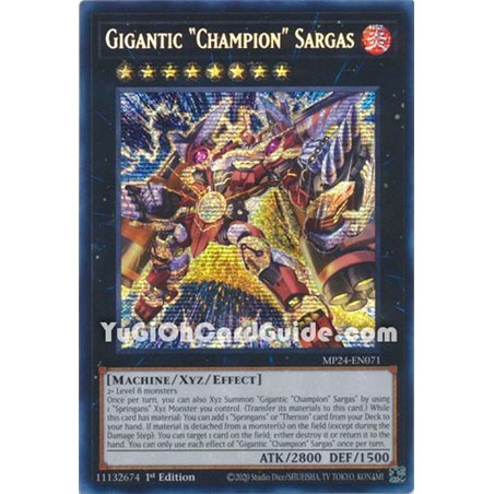 Gigantic "Champion" Sargas (Prismatic Secret Rare)