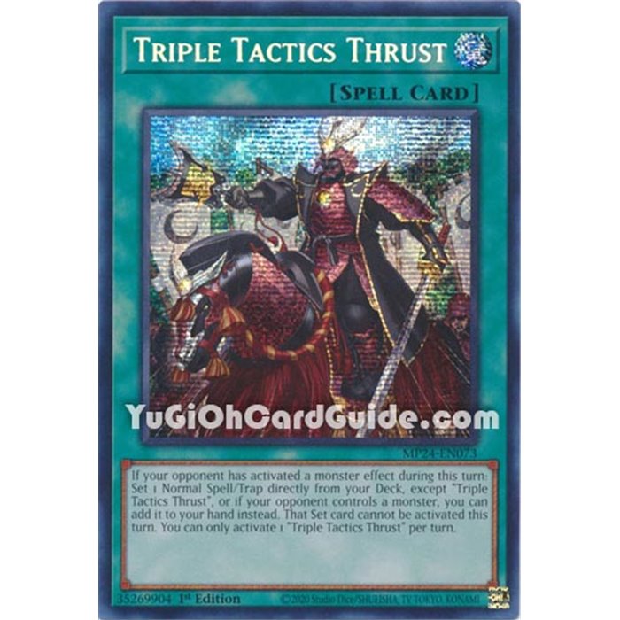 Triple Tactics Thrust (Prismatic Secret Rare)