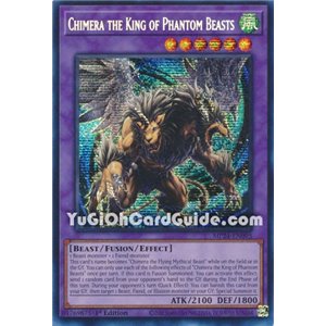 Chimera the King of Phantom Beasts (Prismatic Secret Rare)