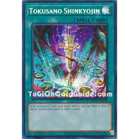 Tokusano Shinkyojin (Prismatic Secret Rare)