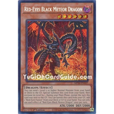 Red-Eyes Black Meteor Dragon (Prismatic Secret Rare)