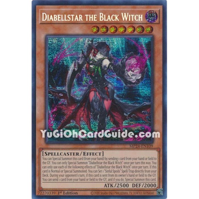 Diabellstar the Black Witch (Prismatic Secret Rare)