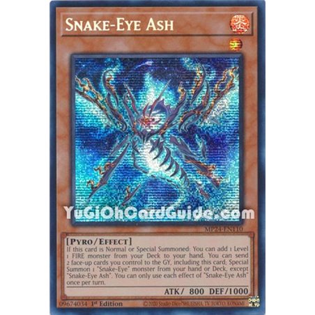 Snake-Eye Ash (Prismatic Secret Rare)