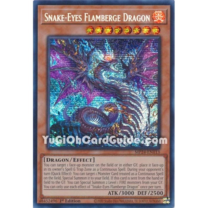 Snake-Eyes Flamberge Dragon (Prismatic Secret Rare)