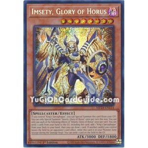 Imsety, Glory of Horus (Prismatic Secret Rare)