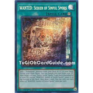 WANTED: Seeker of Sinful Spoils (Prismatic Secret Rare)