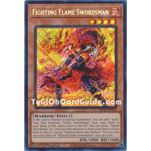 Fighting Flame Swordsman (Prismatic Secret Rare)