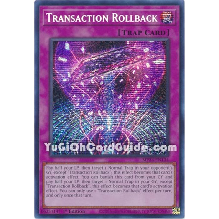 Transaction Rollback (Prismatic Secret Rare)