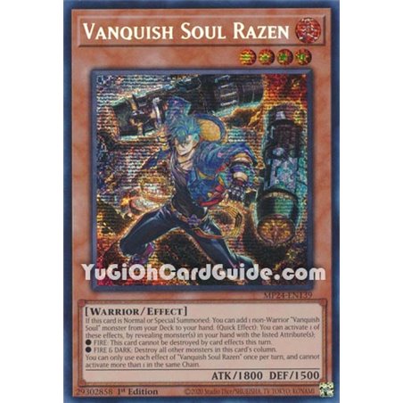 Vanquish Soul Razen (Prismatic Secret Rare)