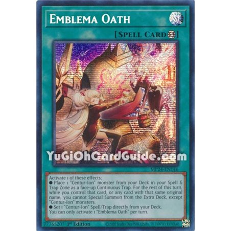 Emblema Oath (Prismatic Secret Rare)