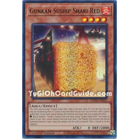 Gunkan Suship Shari Red (Ultra Rare)