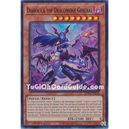 Diabolica the Draconique General (Ultra Rare)