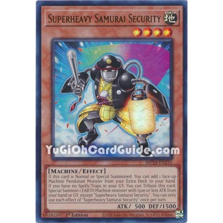 Superheavy Samurai Security (Ultra Rare)